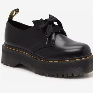 Dr. Martens Black Platform Loafers